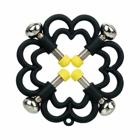 CalExotics Boundless Adjustable Nipple Grips - 4-Point Metal Clamps, 2 pcs