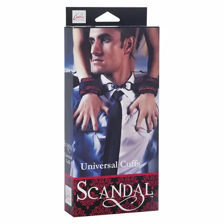 CalExotics Scandal Universal Wrist Restraints - Luxurious Adjustable Cuffs