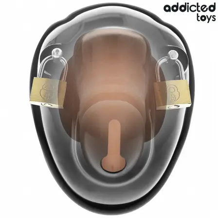 Addicted Toys Shell Cage Keyless Chastity System 11.5cm Clear Set
