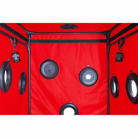 SECRET DOME KINK CLUB Cabin SCANDALE Black & Red Modular Restraint Set