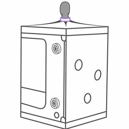 SECRET DOME KINK CLUB SCANDALE Intimate Play Cabin Purple 100x100x140cm