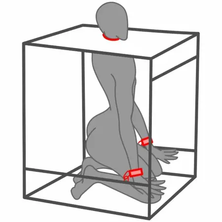 Secret Dome Kink Club Cabina Black & Red - Modular Sensory Play Set