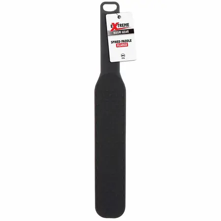 Extreme силиконова пляскалка с шипове, черна, XL, 35 см