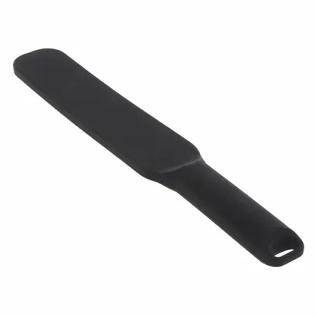 HIDDEN DESIRE Extreme Spiked Paddle Large Black - Silicone Impact Tool 31cm