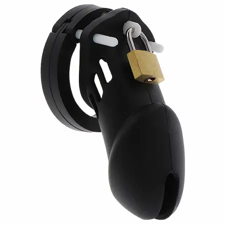Hidden Desire Extreme Silicone Chastity System Size L Black 9cm