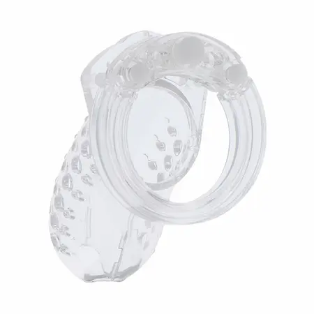 Hidden Desire Extreme Acrylic Adjustable Chastity System Clear 7.6 cm