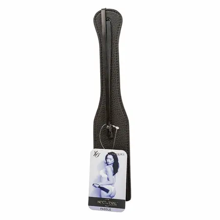Nocturnal кожена пляскалка, черна, 31,75 см