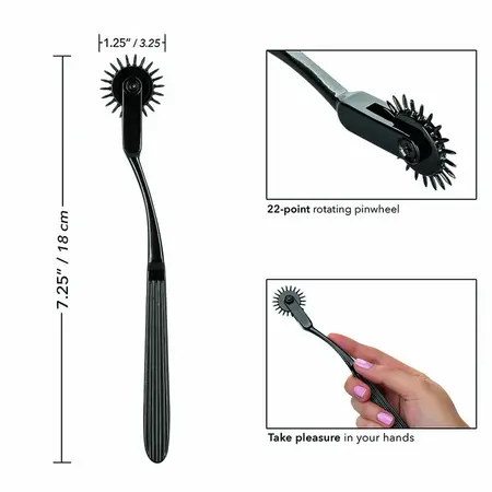 CalExotics Boundless Sensory Wheel 22-Point Stainless Steel 18.5 cm