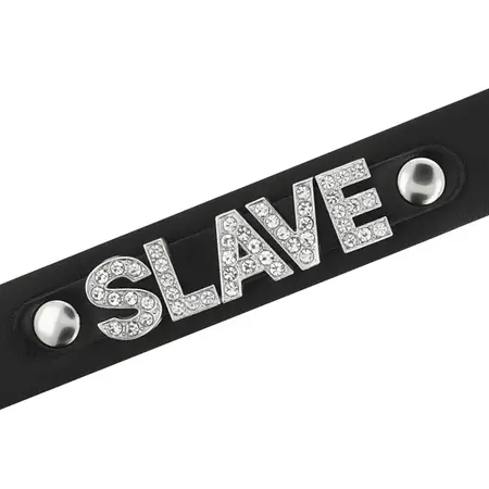 Coquette Chic Desire Vegan Leather Adjustable Black Choker - Unisex One Size