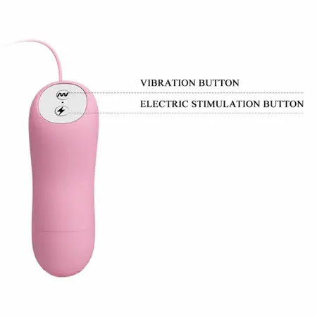 Baile Romantic Wave Adjustable Vibrating Clamps with Electro Impulse, Black