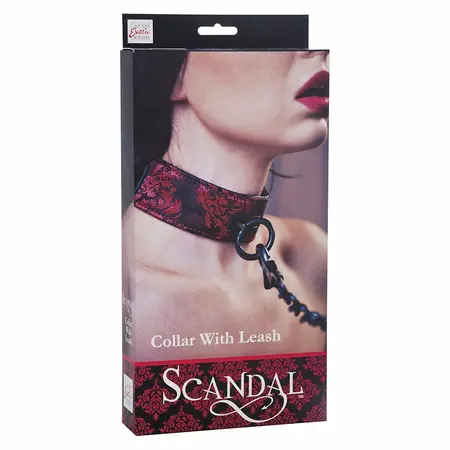 CalExotics Scandal Adjustable Collar with Black Strap, 81.25 cm