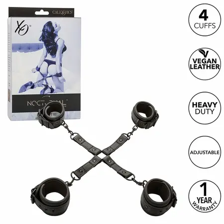 CalExotics Nocturnal Adjustable Hog Tie Connector, Black, Universal Fit