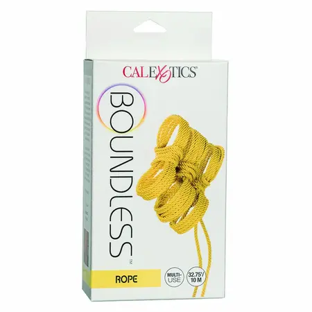 CalExotics Boundless Rope 10m Yellow - Durable Bondage Accessory