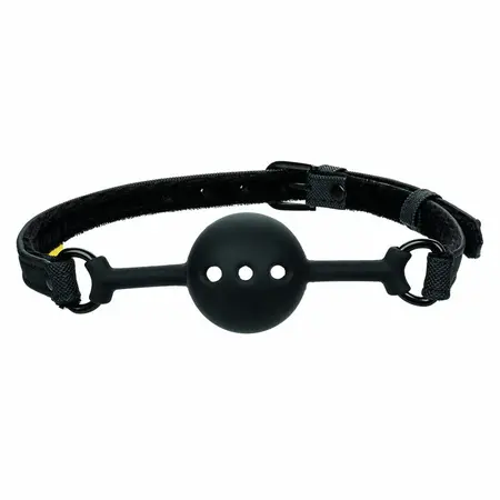 CalExotics Boundless Breathable Silicone Gag Adjustable Vegan Leather