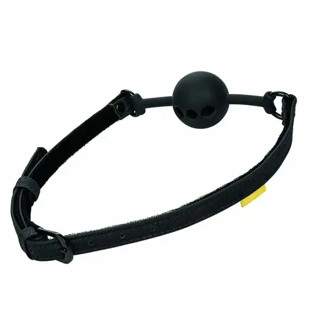CalExotics Boundless Breathable Silicone Gag Adjustable Vegan Leather