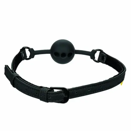 CalExotics Boundless Breathable Silicone Gag Adjustable Vegan Leather