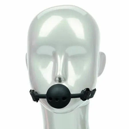 CalExotics Boundless Breathable Silicone Gag Adjustable Vegan Leather