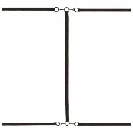CalExotics Boundless Red Bed Restraint System - Adjustable Vegan Leather