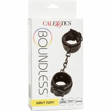 CalExotics Boundless Wrist Cuffs Adjustable Vegan Leather 30.5cm