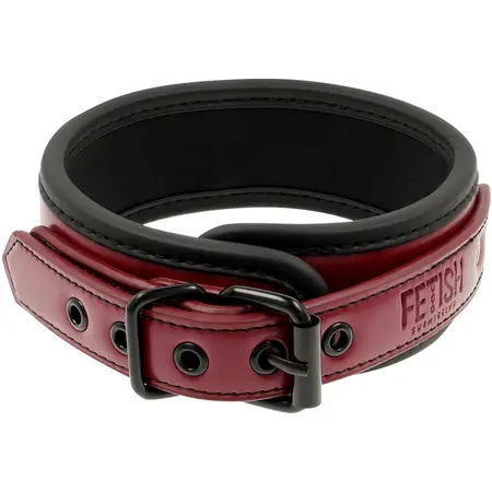 Fetish Submissive Dark Room Neoprene Chain Collar & Cuffs Set