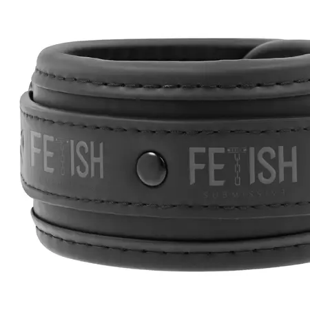 Fetish Submissive Neoprene-Lined Adjustable Restraint System Black