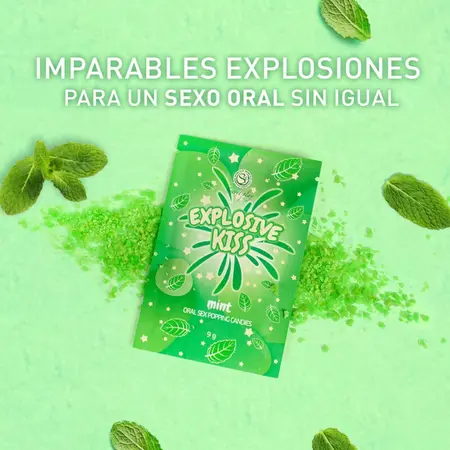Secret Play Mint Popping Candies 9g - Effervescent Edible Refreshment