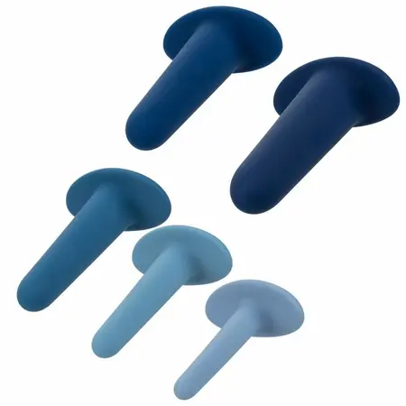 CalExotics They-Ology 5-Piece Silicone Wearable Anal Training Kit