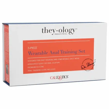 CalExotics They-Ology 5-Piece Silicone Wearable Anal Training Kit