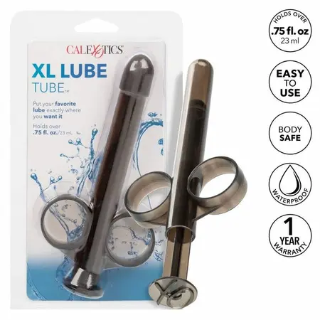 CalExotics XL Lube Tube Black - Precision Refillable Dispenser 23ml