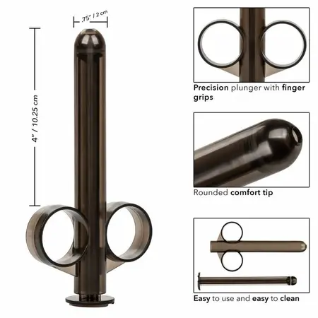 CalExotics XL Lube Tube Black - Precision Refillable Dispenser 23ml