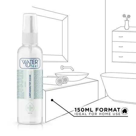 Waterfeel Sterile Intimate Device Cleaner 150ml, Antibacterial Spray