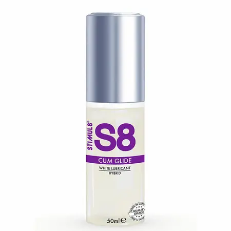 STIMUL8 S8 Hybrid Intimate Lubricant 50 ml - Gentle Formula, Easy Clean-Up