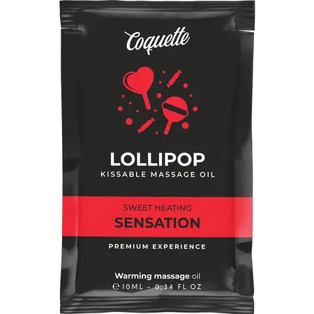 Coquette Chic Desire Pocket Massage Oil Lollipop Aroma Warming 10ml