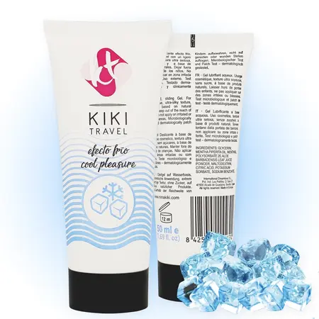 Kiki Travel Cooling Lubricant 50ml - Water-Based, Vegan, Aloe Vera