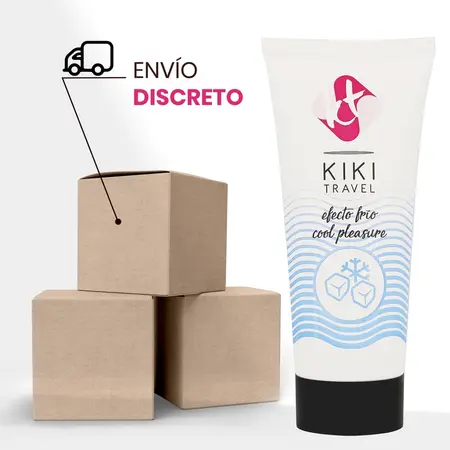 Kiki Travel Cooling Lubricant 50ml - Water-Based, Vegan, Aloe Vera