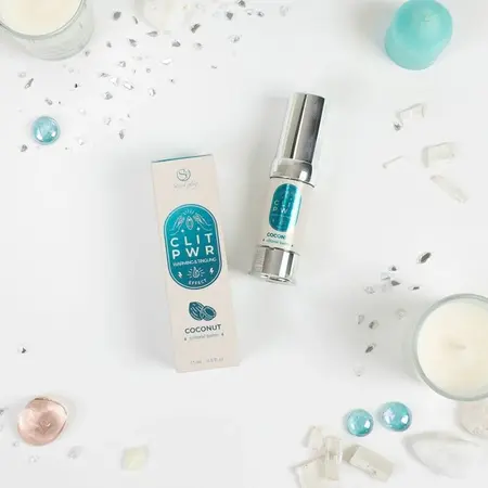 Secret Play Clit Pwr Coconut Enhancing Balm 15ml - Airless System