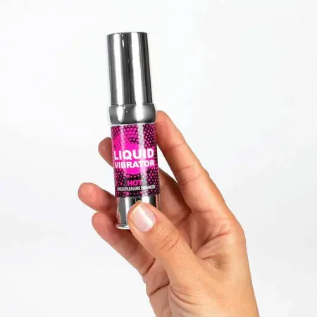 Secret Play Liquid Vibrator Intimate Gel Strawberry 15ml Vegan Airless