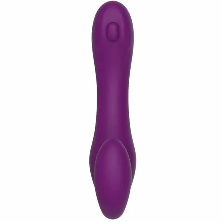XOCOON 2-in-1 Strapless Remote Vibrator Purple Silicone Rechargeable