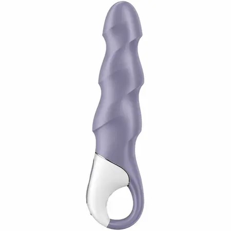 Satisfyer Air Pump Vibrator 1 Flexible Inflatable Silicone Purple