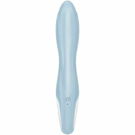 Satisfyer Air Pump Bunny 1 Inflatable Dual-Action System Blue Silicone