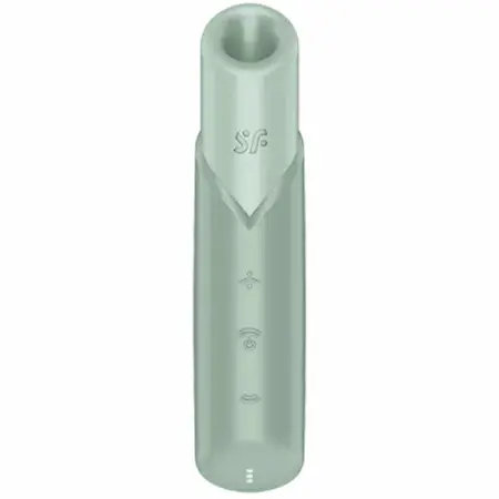 Satisfyer Naughty Kiss Wave Air Pulse Mini Clitoral Device Aquamarine