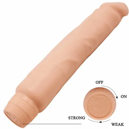 Baile Jack Vibrating Model 26 cm Flesh TPR Intimate Machine