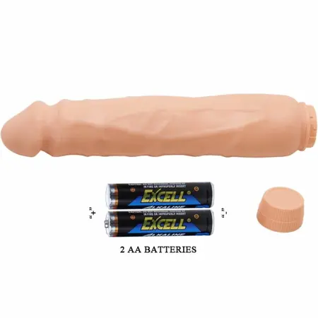 Baile Jack Vibrating Model 26 cm Flesh TPR Intimate Machine