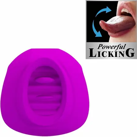 Pretty Love Estelle Intimate Tongue-Shaped Vibrator 12 Modes Purple