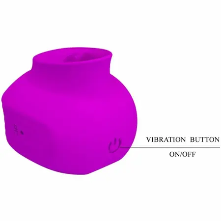 Pretty Love Estelle Intimate Tongue-Shaped Vibrator 12 Modes Purple