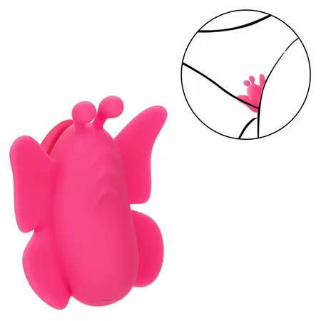 CalExotics Neon Vibes Flutter Vibe Pink - 10-Mode Intimate Apparatus