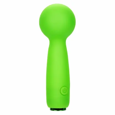 CalExotics Neon Vibes The Bubbly Vibe Mini Massager Green 10 Modes