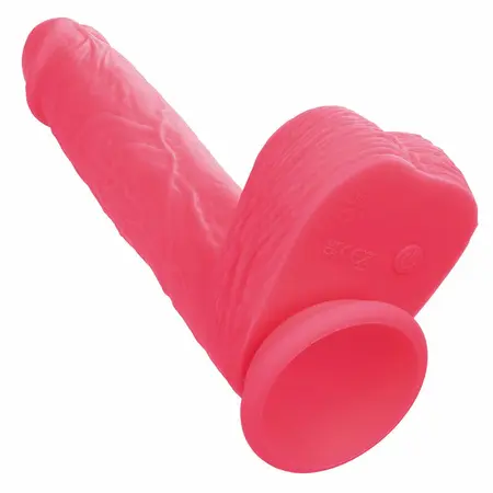 CalExotics Studs Pink Silicone Vibrator 10-Mode Thrusting 17.75cm