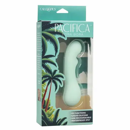 CalExotics Pacifica Bora Bora Aqua - 10-Mode G-Spot Intimate Device, Silicone