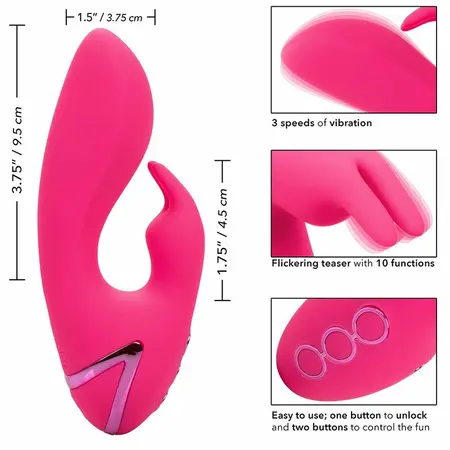 CalExotics California Dreaming So Cal Sunshine Dual-Action Vibrator Fuchsia